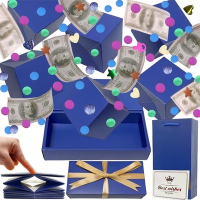 JINSTABAG Surprise Gift Box Explosion for Money, DIY Unique Folding Bouncing ...