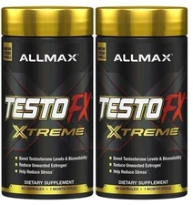 ALLMAX TESTOFX Extreme, 90 Capsules (2 Bottles), 60 Day Supply