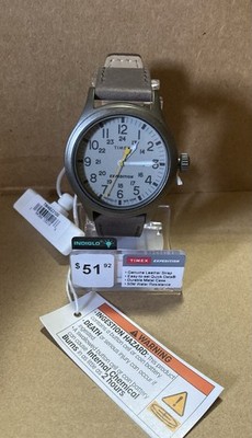 Timex Expedition Scout 40mm Men's Indiglo Watch Gray Case NEW TW 4B23100 WF