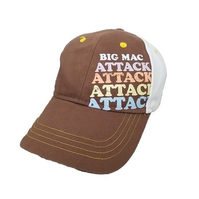 McDonald's ''Big Mac Attack'' promotional baseball cap 100% Cotton Retro Design