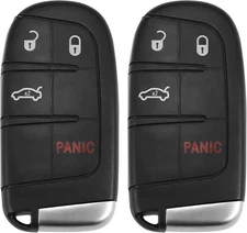X AUTOHAUX 2pcs M3N40821302 433MHz Smart Proximity Replacement Keyless Black 
