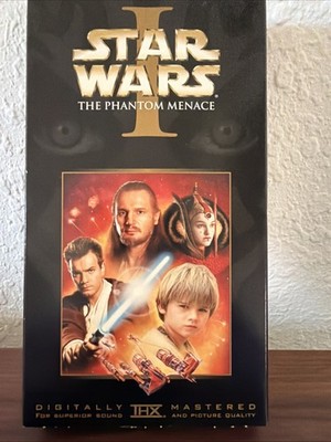 Star Wars: Episode I: The Phantom Menace (1999) VHS - Full Screen THX Sound