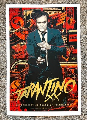 TARANTINO XX Poster Print 2012 MONDO Ken Taylor 24x36 LMTD ED #xx/325 Cult OOP!!
