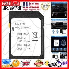 Latest Version Navigation SD Card Fits for Mazda CX-30/CX-50/CX-70/3 2025, MX...