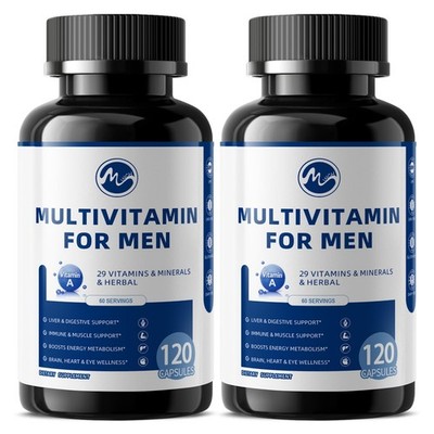 Multivitamin for Men - Methylated Multivitamin Supports Energy  Metabolism, L...