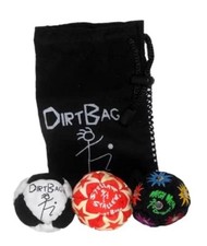 DirtBag All Star Footbag 3 Pack with Pouch, H...