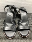 Naturalizer 27 Edit Shoes Women Size8.5 Black Leather Strappy Block Heel Sandals — photo 2
