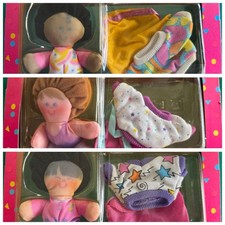 3 NO. RARE NRFB / MIB / NEW Fisher Price Smooshees Patty Sara Wendy