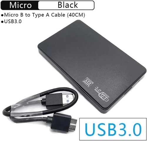 2.5" SATA USB 3.0 Hard Drive Disk HDD SSD Enclosure External Laptop Case - Picture 2 of 10