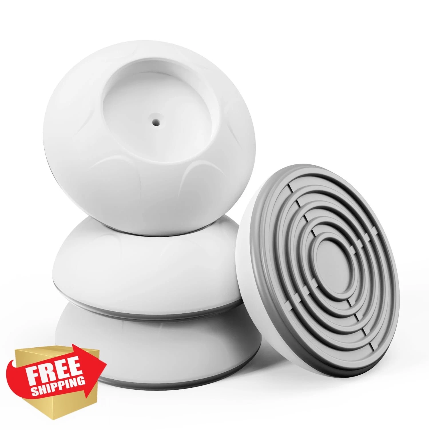 PLZOIT Baby Gate Wall Protector Round White 4 Pack