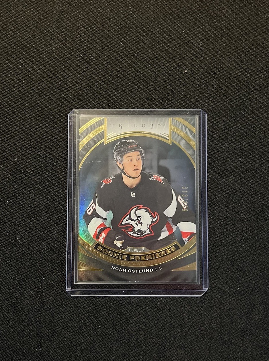 2025-26 Upper Deck Trilogy Rookie Premieres Uncommon #T24 Noah Ostlund 313/499 !