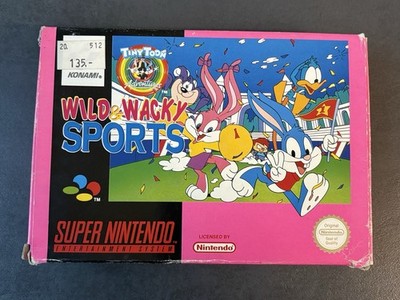 Wild & Wacky Sports - Super Nintendo SNES - PAL - OVP - Anleitung - Tiny Toons
