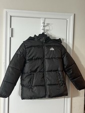 Ixtreme Black Puffer Jacket With The Mountain Logo