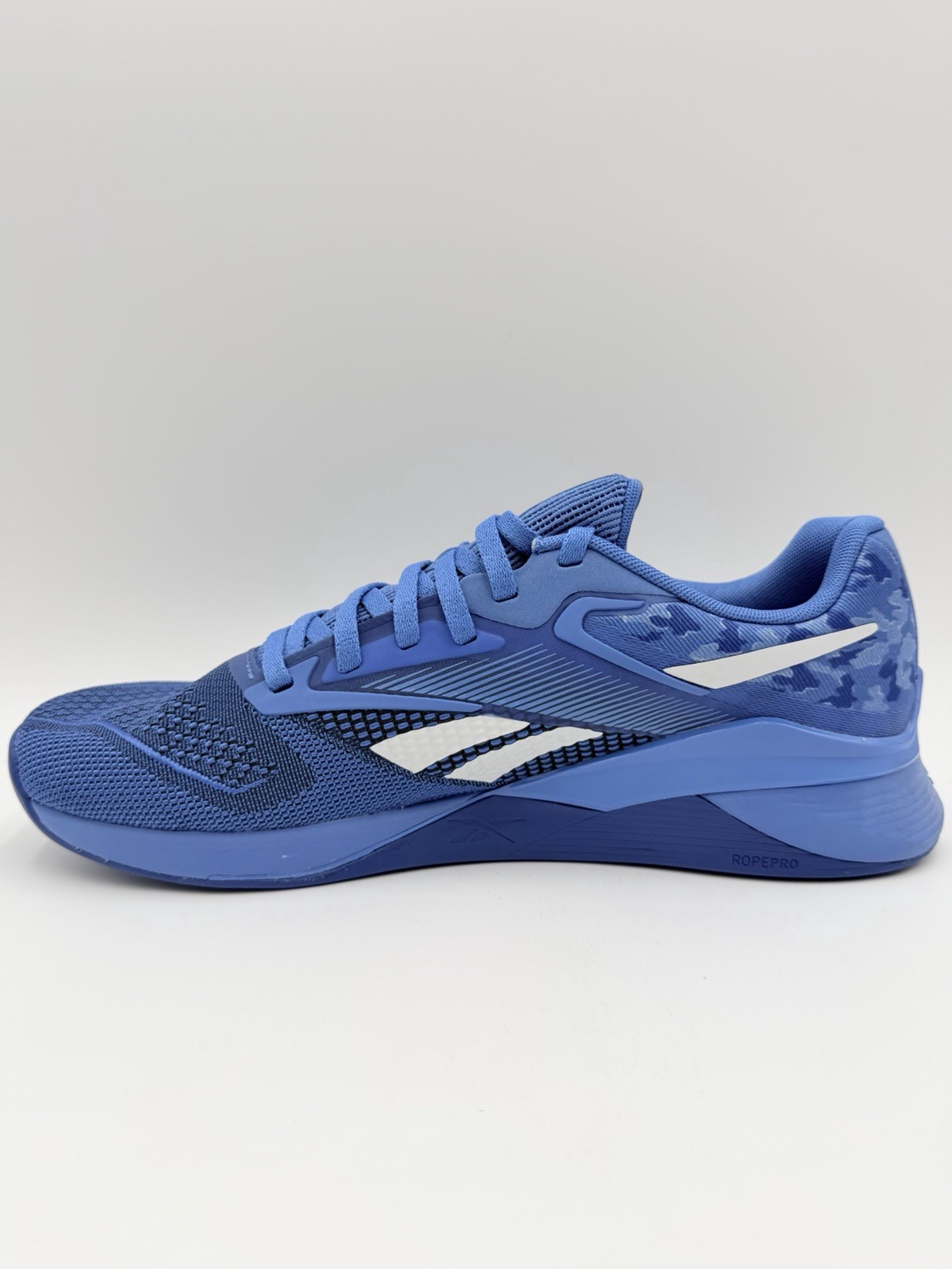 Reebok Men's Nano X4 Training Size 7.5 Blue White |100204677| image 3