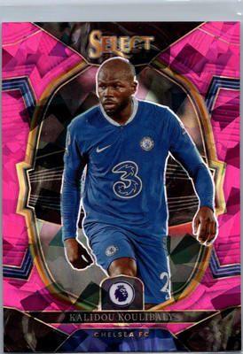 2022-23 Panini Select Premier League #28 Kalidou Koulibaly Pink Ice