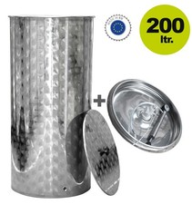 Immervolltank Edelstahl Serie T 200 Liter  Edelstahltank Weintank Lagertank