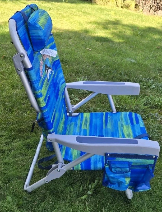 Tommy Bahama Mochila Playa Silla Plegable Juego de 2 Ligero Aluminio con Refrigerador Foto 3 de 4