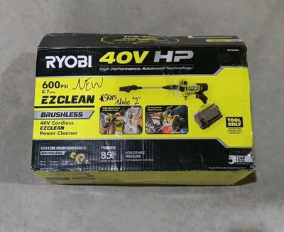 #ad #ad Ryobi 40V HP EZClean 600 PSI Power Cleaner Kit RY124050 Tool Only *READ* $84.99