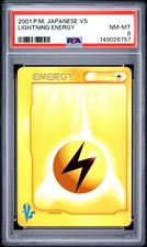 2001 POKEMON JAPANESE VS LIGHTNING ENERGY PSA 8