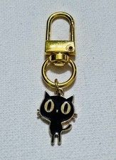 Schwarze Katze Anhänger Schlüsselbund Schlüsselanhänger