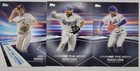 2024 Topps 3 Card Around The Horn Insert Lot Lindor Semien Robinson