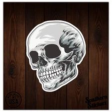 Skull Human - Vinyl Decal Sticker - Car Window Laptop - ebn7859