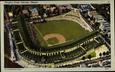 Ak Chicago Illinois USA, Wrigley Field, Chicagos National League... - 10826403