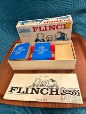 Vintage COMPLETE 1963 Flinch The Famous Card Game Parker Brothers W Rules