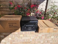 Kenwood AX-31 Stereo Amplifier / Double Cassette Deck + T-91L Tuner,  Both Boxed