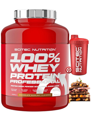 Scitec Nutrition 100% Whey Protein Professional 2350g Eiweiß + Shaker