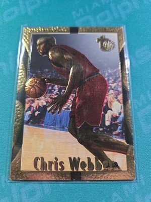 1994 TOPPS EMBOSSED GOLD  WASHINGTON BULLETS CHRIS WEBBER #100 GL2