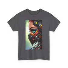 Futuristic Cyberpunk Graphic Streetwear Unisex T-shirt