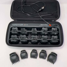 TopStyler By InStyler Heated Ceramic Hair Roller Set 10 Rollers Carry Case Works
