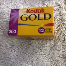 Kodak GOLD 200 Speed 35MM Film 12 Exposure Sealed NOS Film Exp. 06/2001