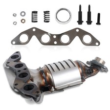 For 2001-2005 Honda Civic Dx Lx Hx Gx 1.7l Exhaust Manifold Catalytic Converter