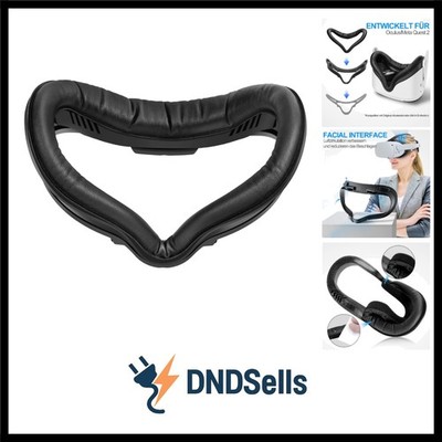 Facial Interface & Face Cover Ersatzpolster für Oculus Quest 2, Schweißfestes...