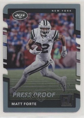 2017 Panini Donruss Press Proof Silver Die-Cut 73/75 Matt Forte #87 0nr3