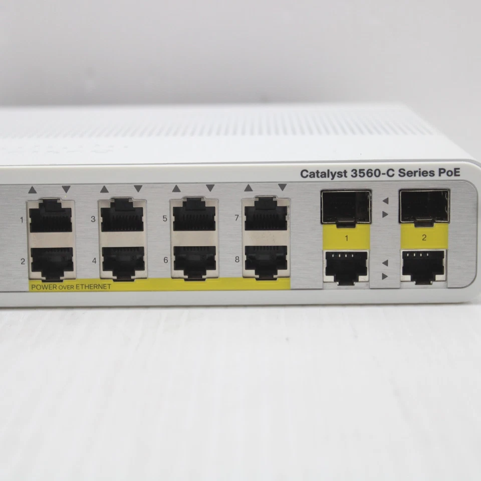 Cisco Catalyst WS C3560C 8PC S IP Layer 2 Base Switch 8x PoE Gigabit Ethernet - Image 4 of 4