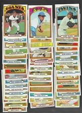 1972 Topps Baseball - Vg/Ex - With photos!