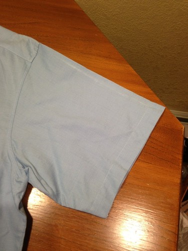 Cabelas Blue Light Vented Camp Casual Classy Large L 61 Button Up Shirt - Picture 2 of 10