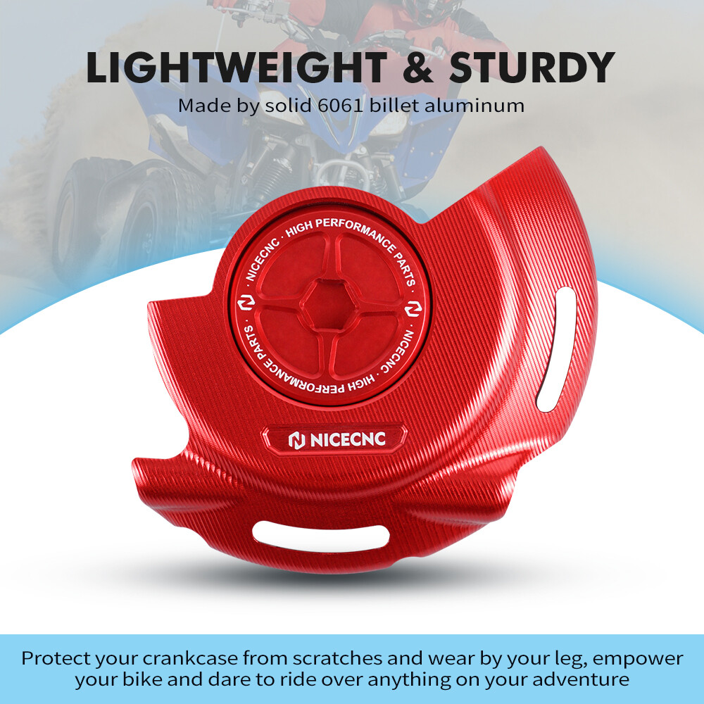 For YAMAHA YFZ450R Aluminum Crankcase Cover & Engine Timing Plug Kit 2009-2025 - Foto 8