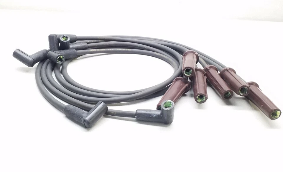 XS10212 Delphi Packard Juego de cables de bujías de encendido 8 mm Hecho en EE. UU. Foto 3 de 3
