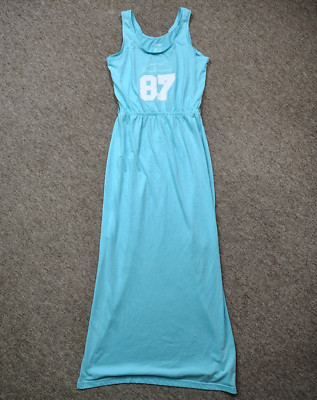 ESMARA Dress Women S Blue Sunset Boulevard Graphic Long Sleeveless Summer