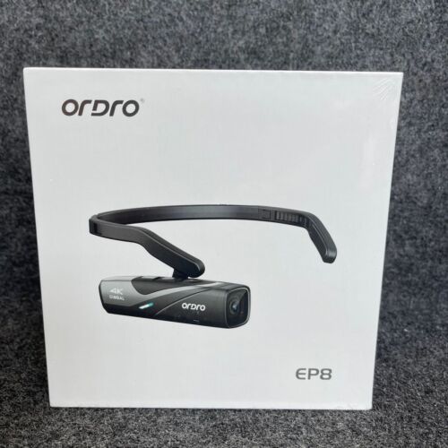 ORDRO EP8 4K Head-Mounted Video Camera, Ultra HD 4K 60FPS