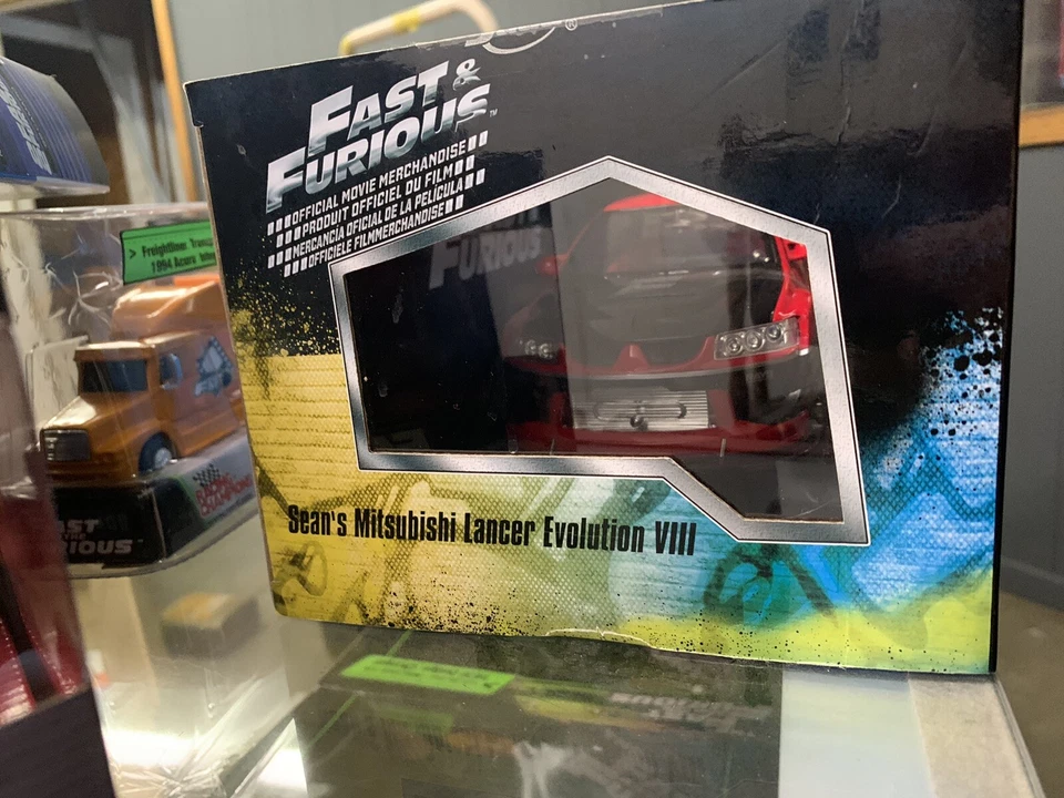 1/18 Rápido y Furioso Mitsubishi Lancer Evolution Diecast Tokyo Drift Jada Foto 3 de 4