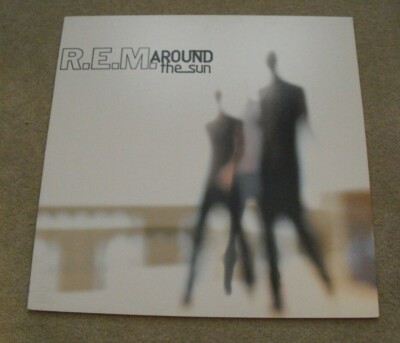 RARE REM Around the Sun Record Store 24x24 Foam Album Promo Card Window Sign