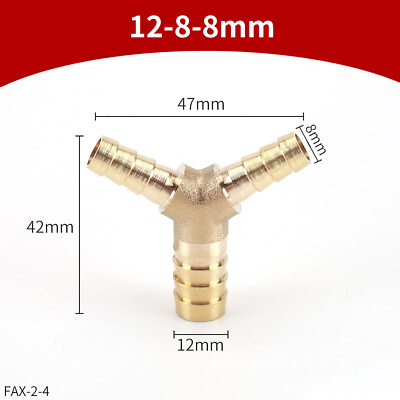 Utensili potenti Ottone Barb Tubo Raccordo T/Y/X Tipo Aria Acqua Carburante Gas Tubo Joiner Connettore Varie Dimensioni (T PEZZO 8MM Utensili potenti Ottone Barb Tubo Raccordo T/Y/X Tipo Aria Acqua Carburante Gas Tubo Joiner Connettore Varie Dimensioni (T PEZZO 8MM