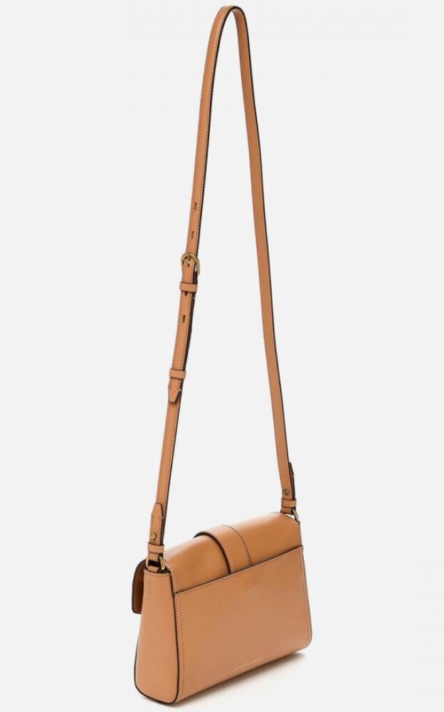 Etienne Aigner Vintage Mia Leather Crossbody Bag Honey Peach NWT