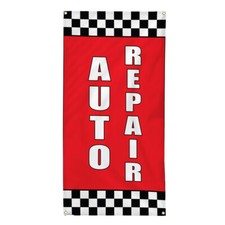 Vertical Vinyl Banner Multiple Sizes Auto Repair Auto Body Shop Car Repair K