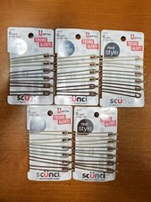 5 Packs of 6: Scunci Gold  Colored Bobby Pins 3309 R8P8b